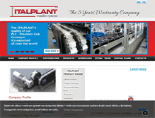 Tablet Screenshot of italplant.com